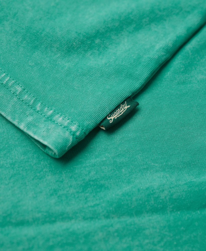 neon reis-t-shirt met losse pasvorm in een coole groene kleur.