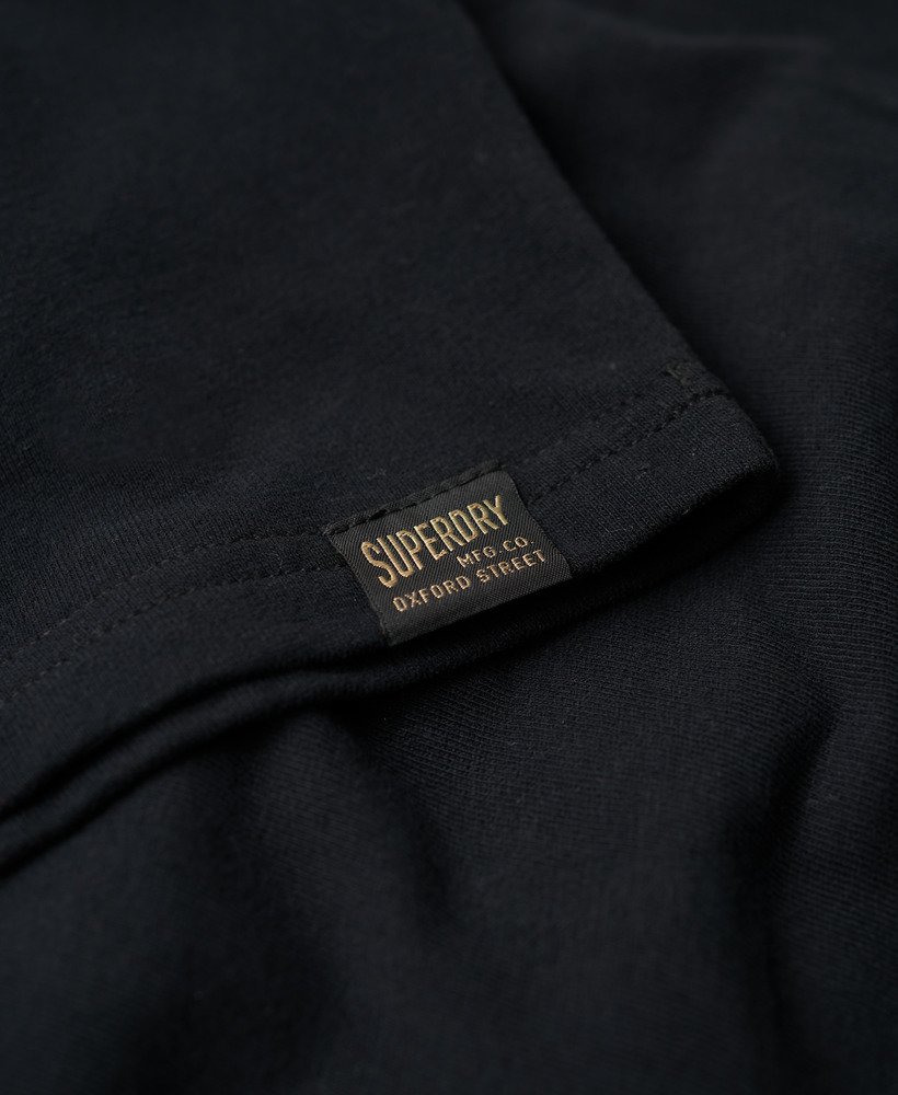 vintage logo duo t-shirt in gitzwart