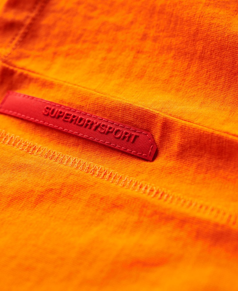 sport tech logo relaxed t-shirt in oranje tijger