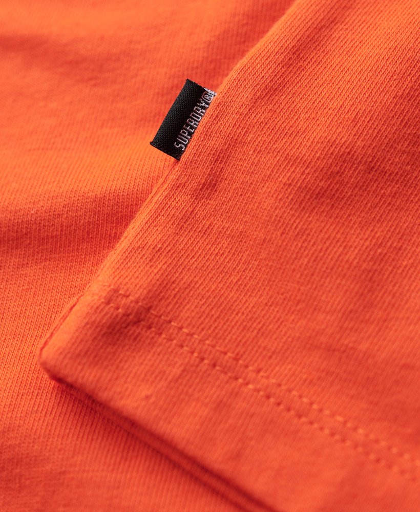 luxe sportief t-shirt met losse pasvorm in kersentomaatrood.