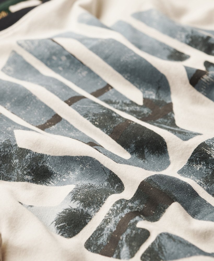 t-shirt met fotologo in winterwit