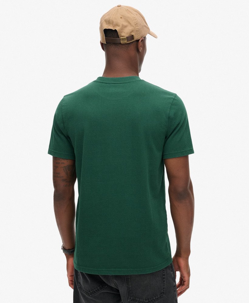 t-shirt met grafische print van great outdoors in bengreen marl.