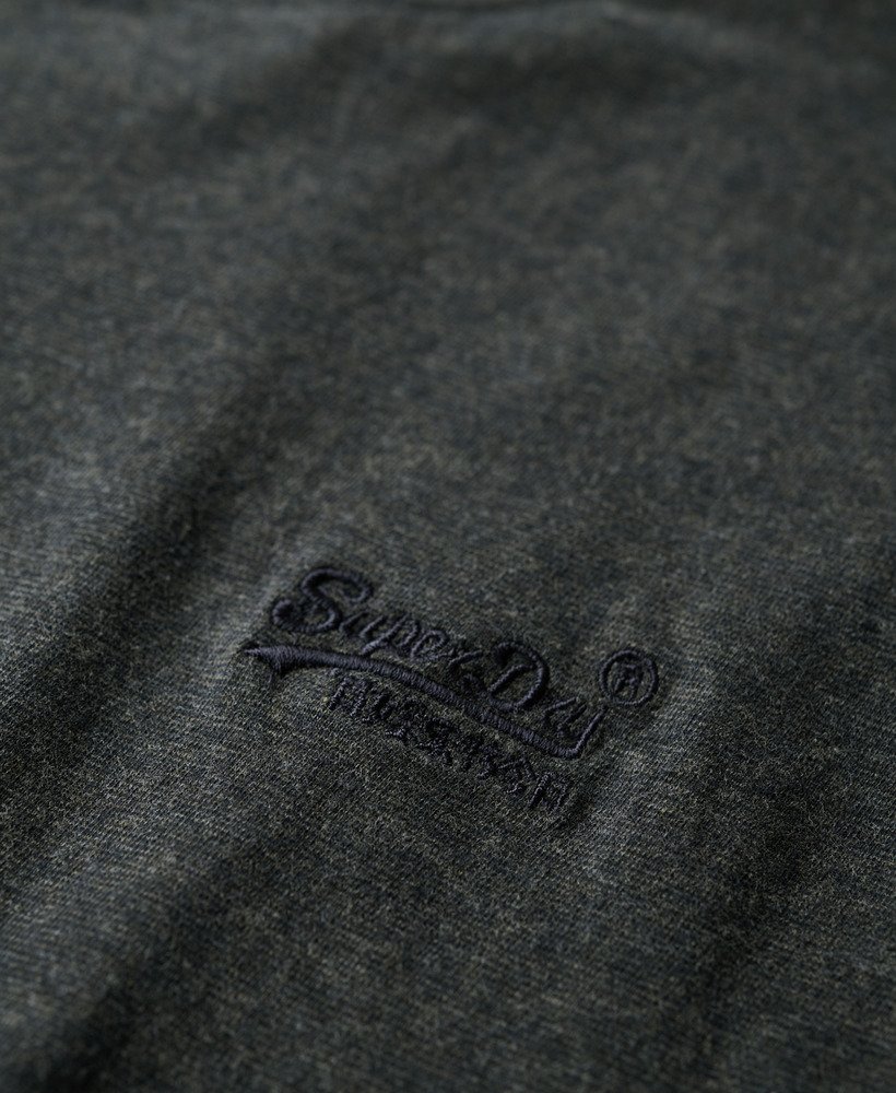 t-shirt met essential-logo van biologisch katoen in eclipse navyolive feeder
