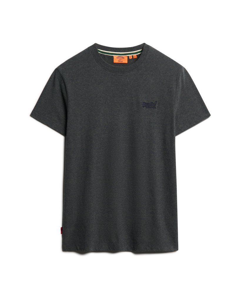 t-shirt met essential-logo van biologisch katoen in eclipse navyolive feeder