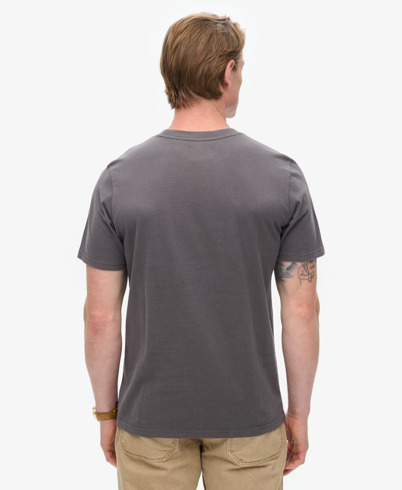 tokyo graphic t-shirt in donkergrijs