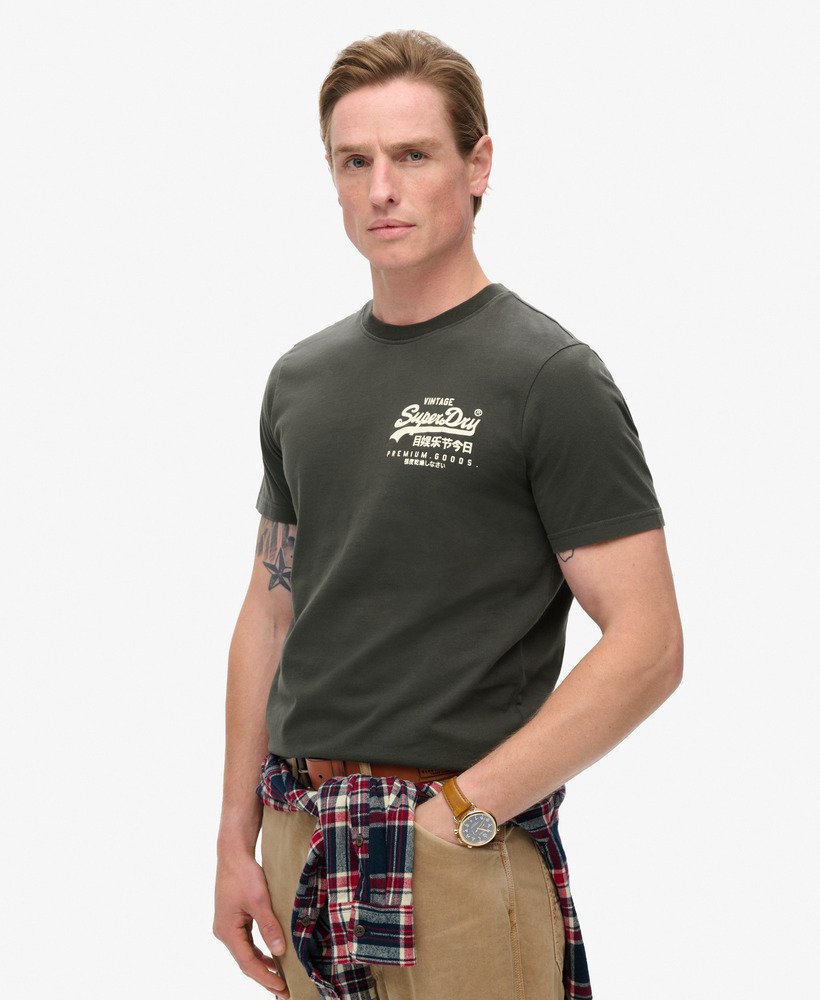 tokyo graphic t-shirt in gewassen zwart