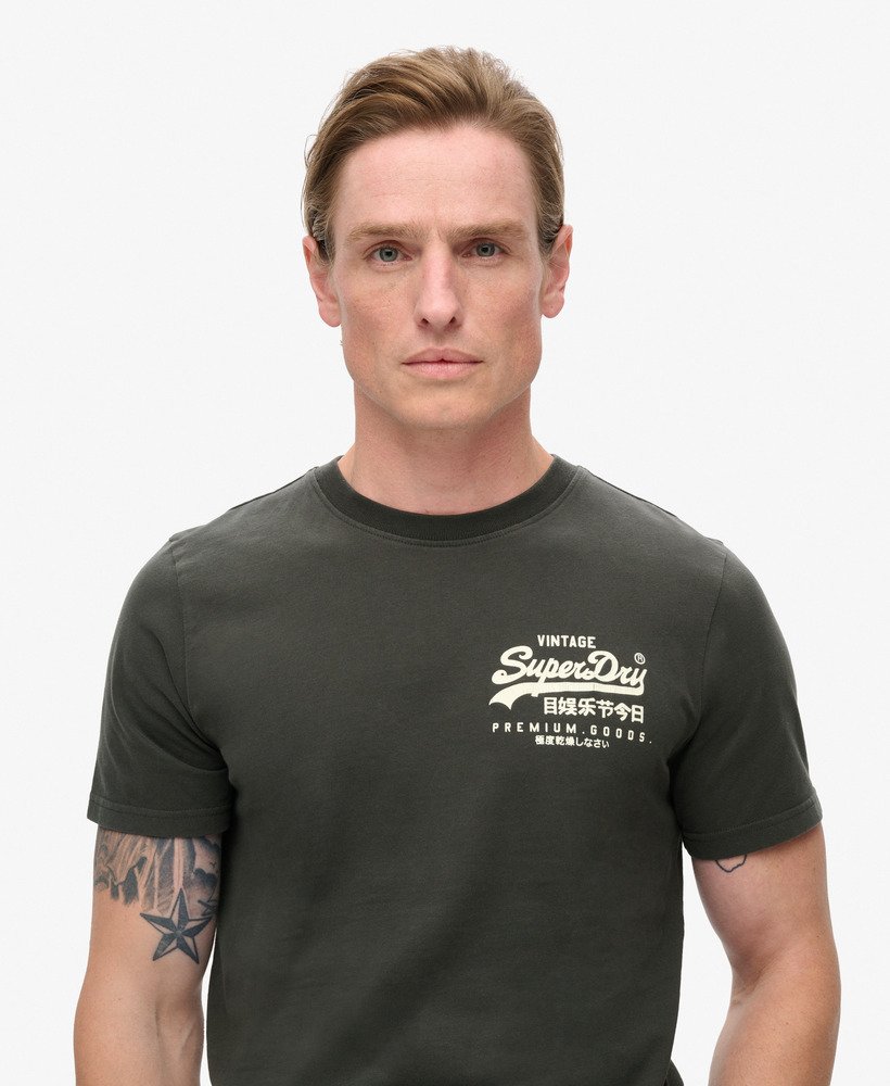 tokyo graphic t-shirt in gewassen zwart