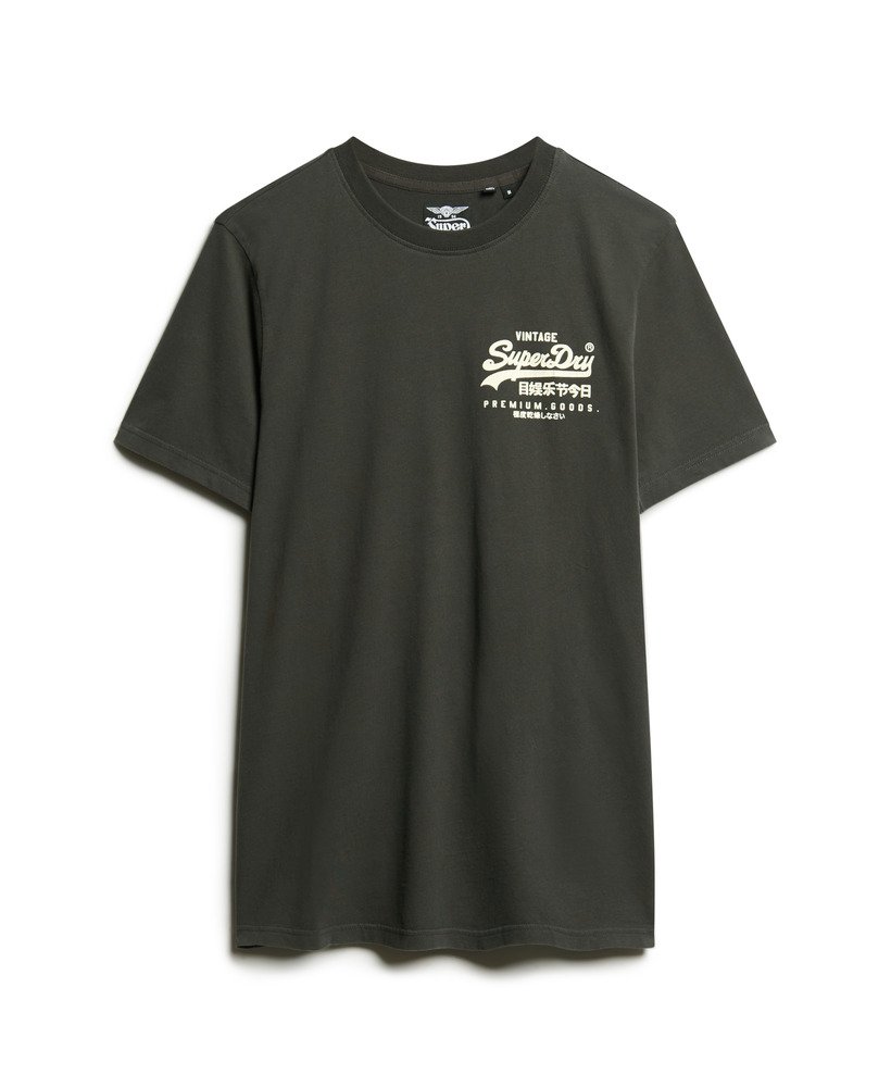 tokyo graphic t-shirt in gewassen zwart