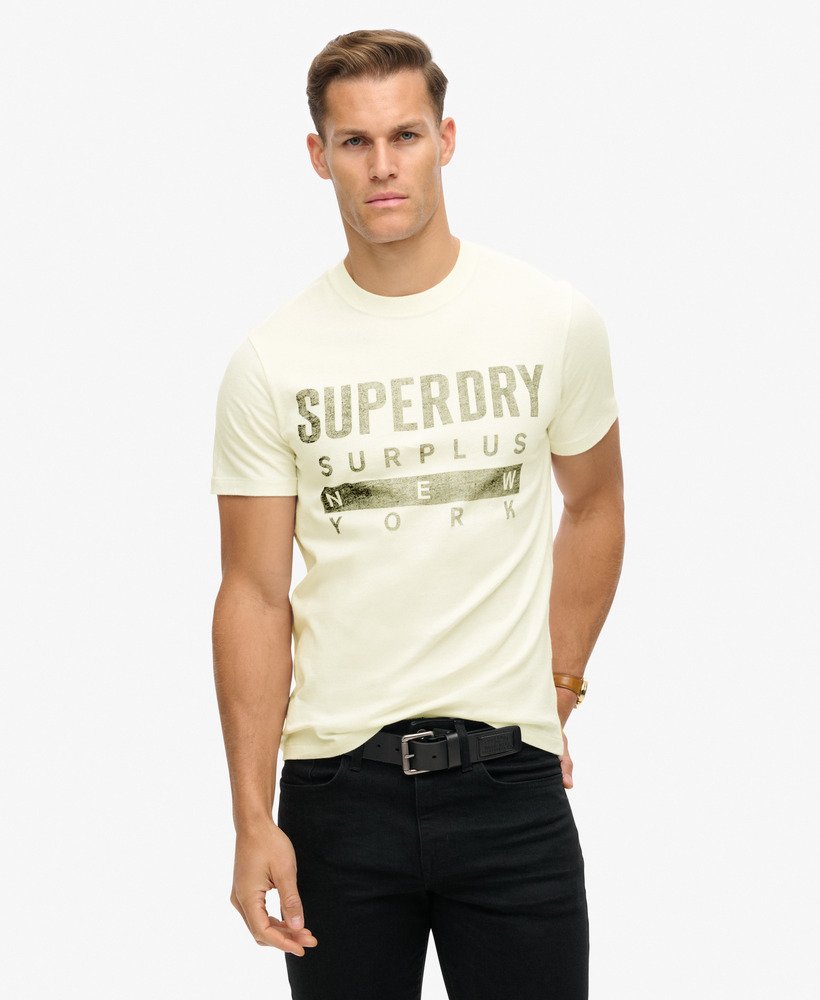 overgebleven grafisch t-shirt in off white