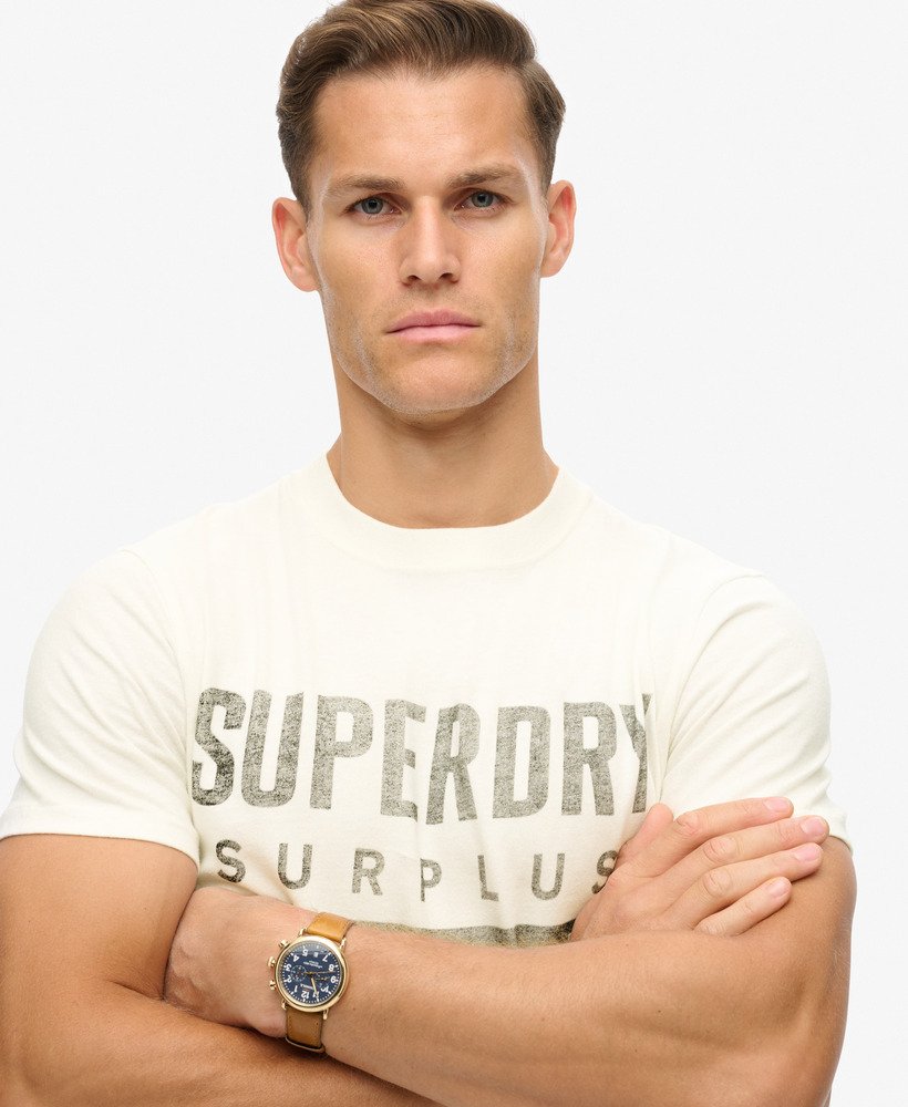 overgebleven grafisch t-shirt in off white