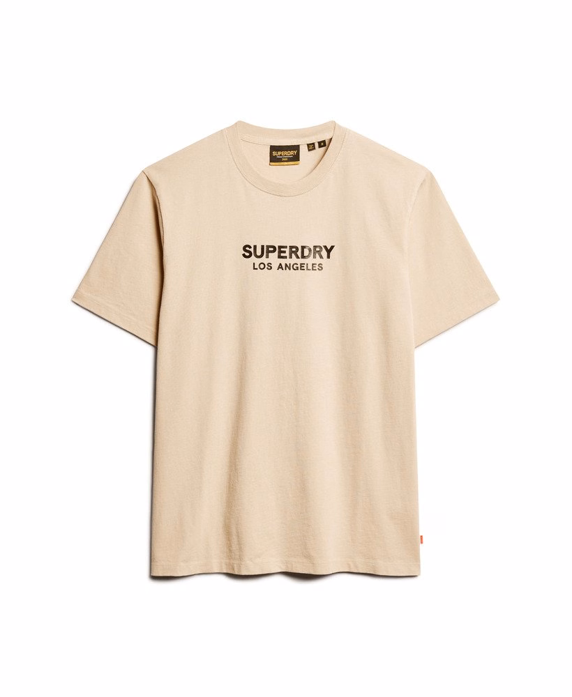 Luxe sportief T-shirt met losse pasvorm