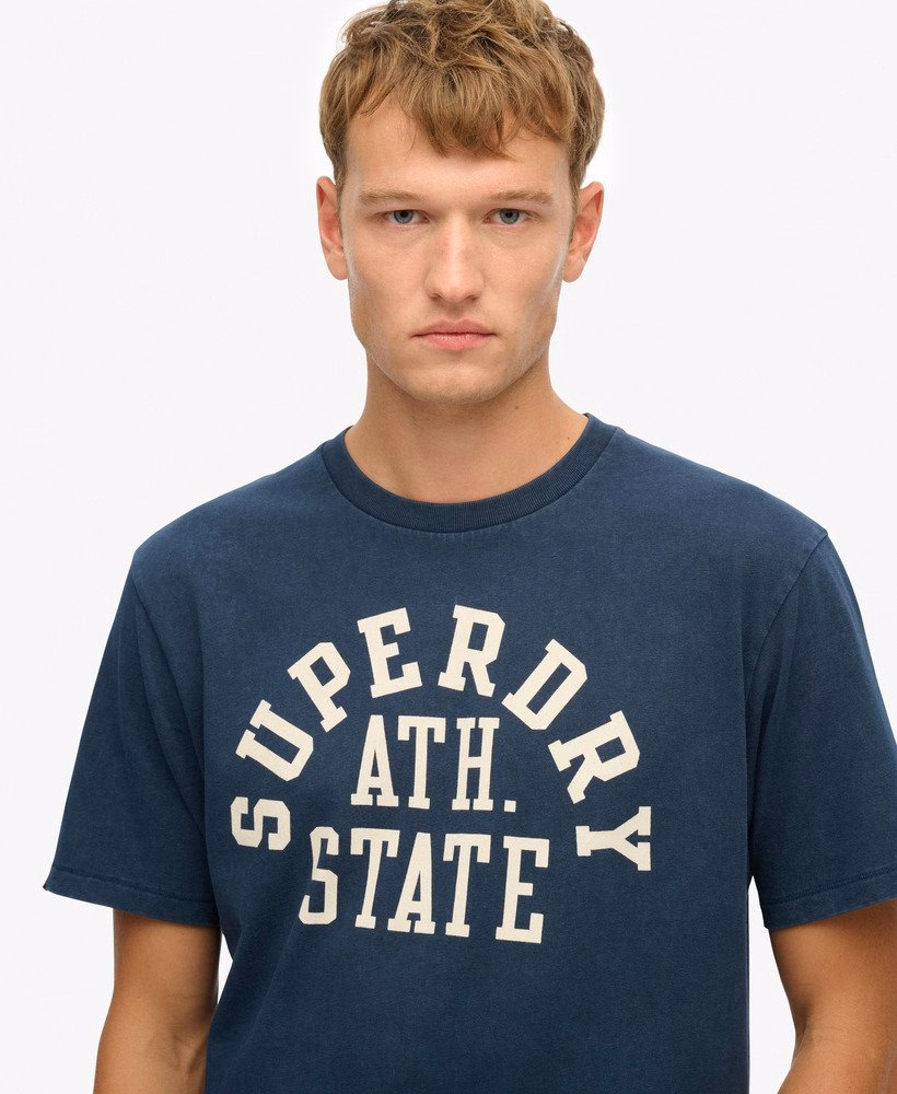 Vintage sportief T-shirt met grafische print