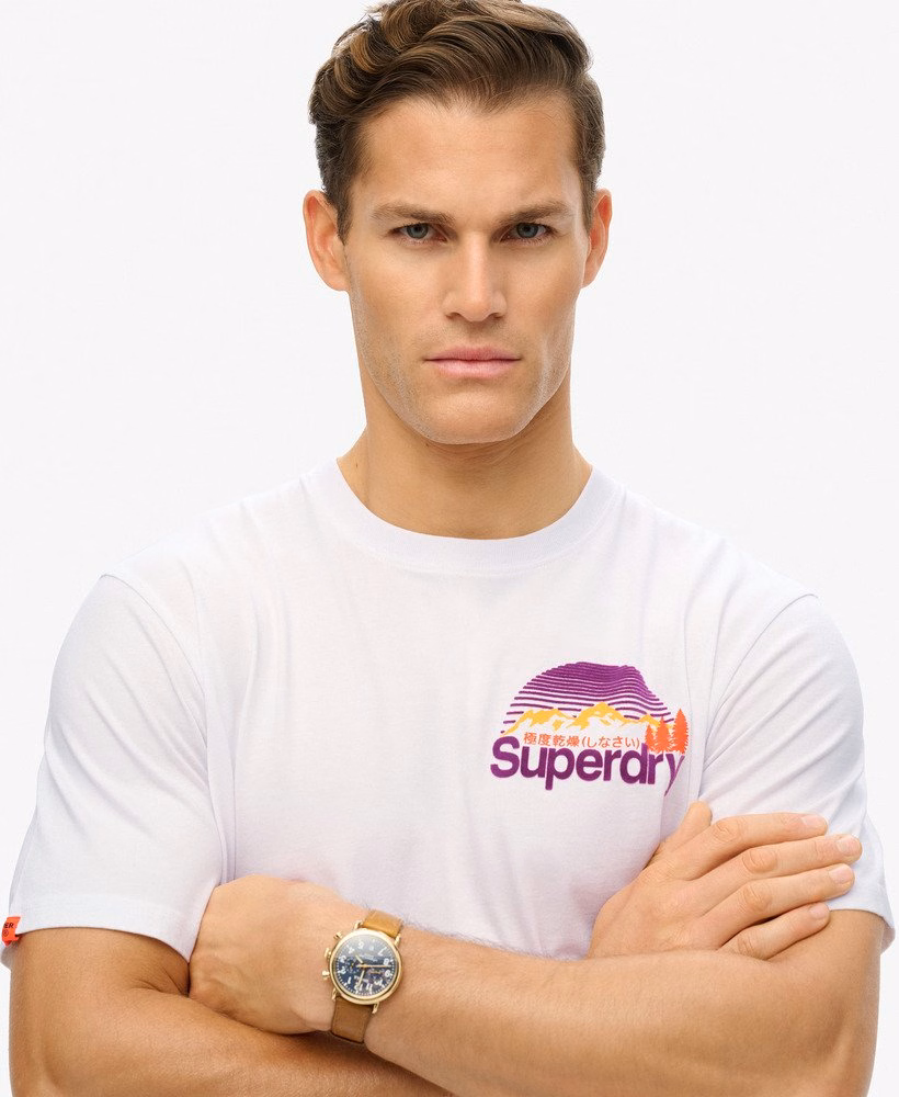 Core Logo Great Outdoors T-shirt met borstprint