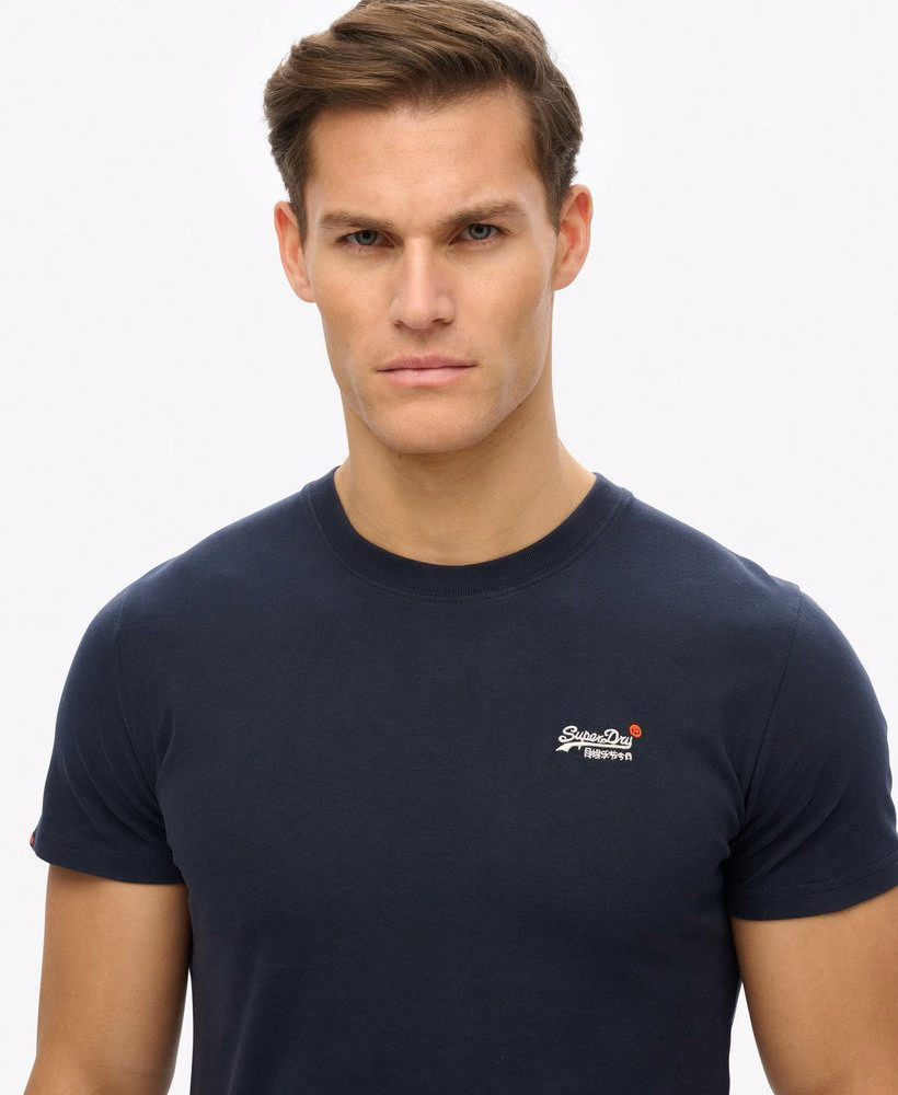 Essentieel geborduurd T-shirt
