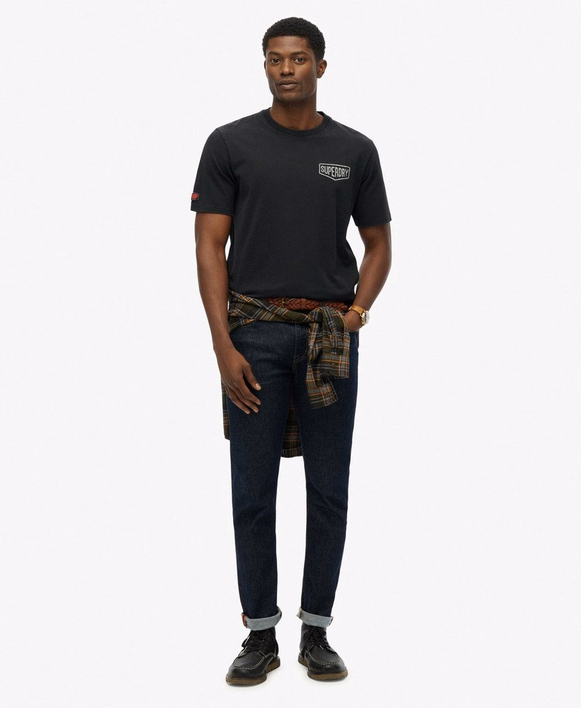 Werk T-shirt met losse pasvorm
