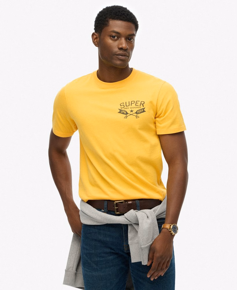 Lo-fi Outdoors T-shirt met borstprint