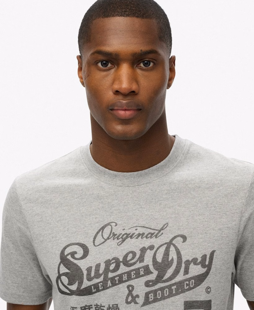 Leather & Boot Co Script T-shirt