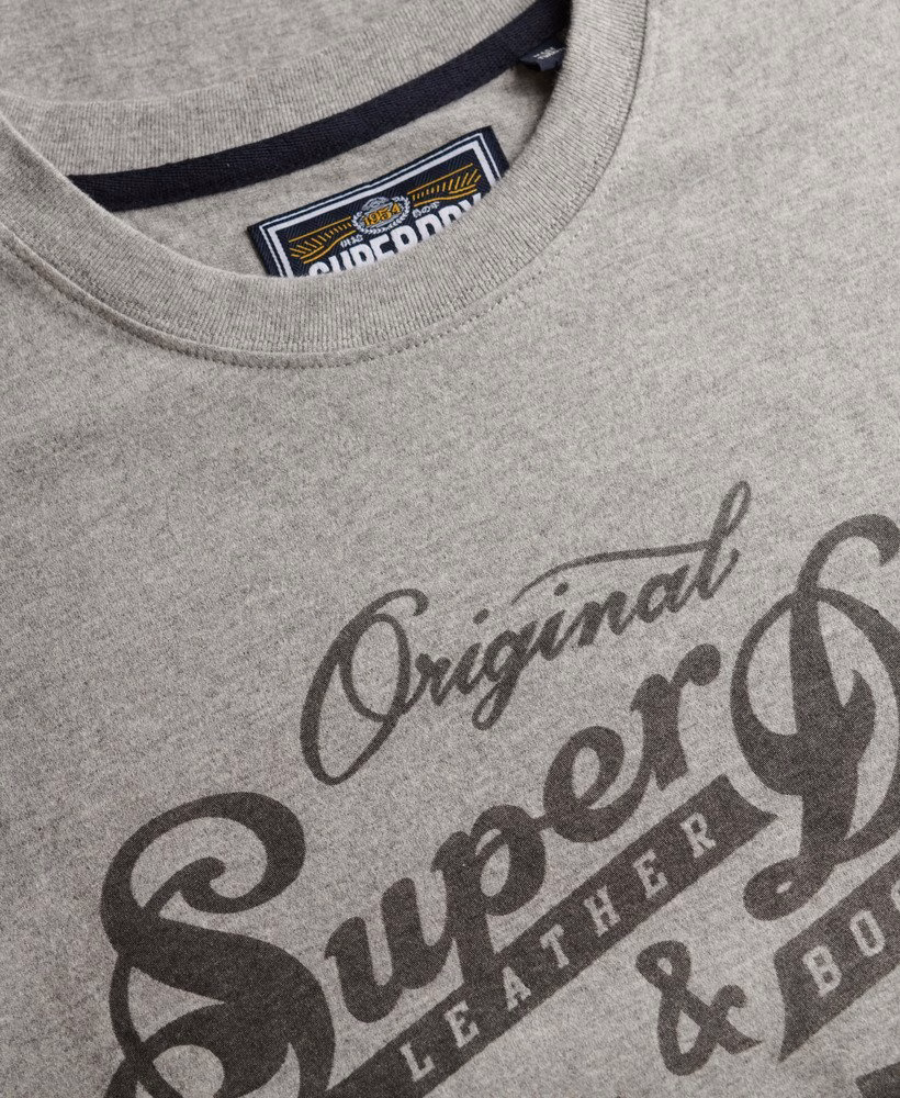 Leather & Boot Co Script T-shirt