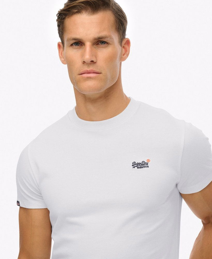 Essentieel T-shirt met contrasterende borduursels