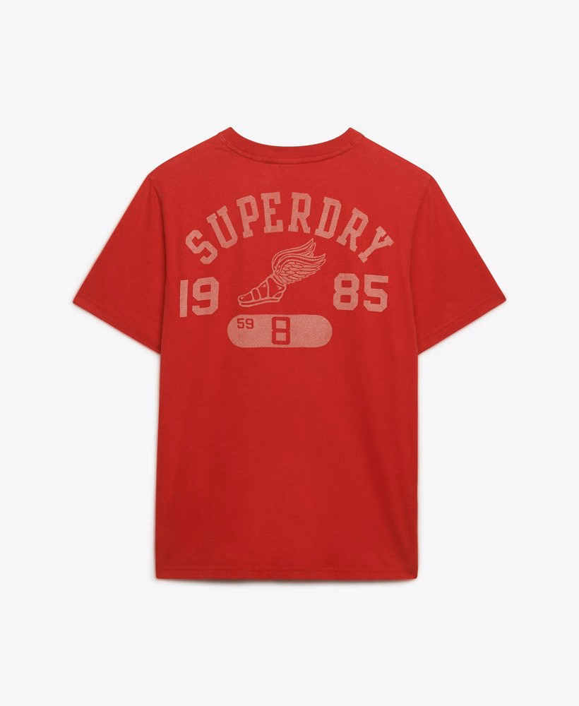 Vintage preppy relaxed T-shirt met borstzak