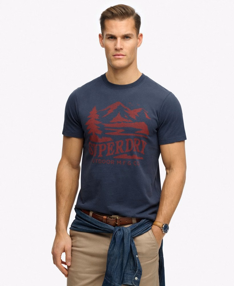 Retro outdoor relaxed T-shirt