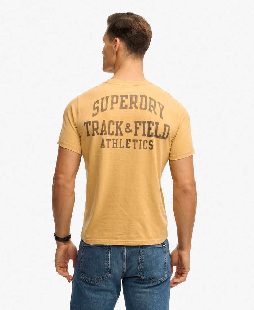 Vintage preppy relaxed T-shirt met borstzak