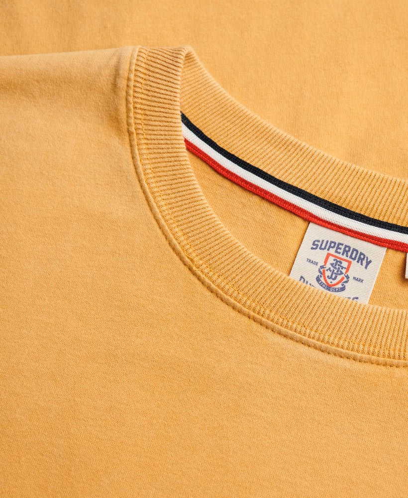 Vintage preppy relaxed T-shirt met borstzak