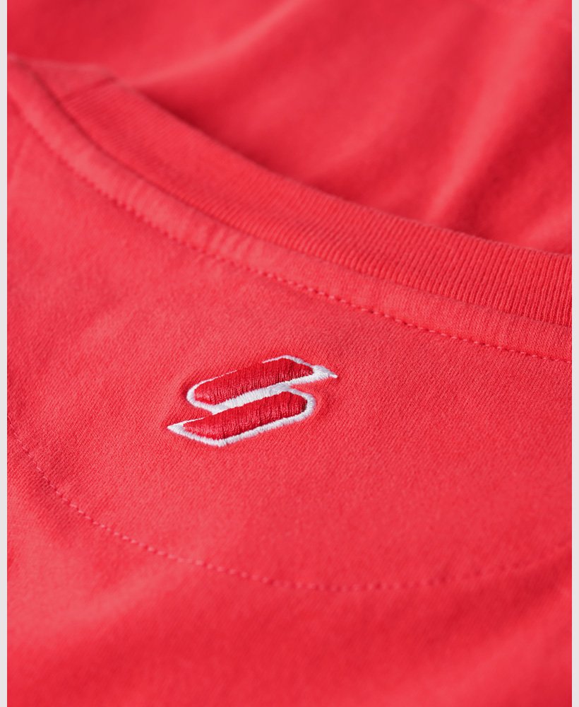 osaka graphic t-shirt met korte mouwen en aansluitende pasvorm in active pink