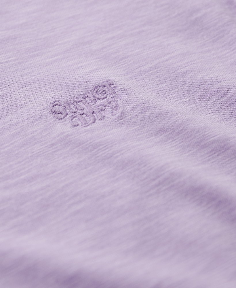 studios t-shirt met ronde hals in licht lavendelpaars