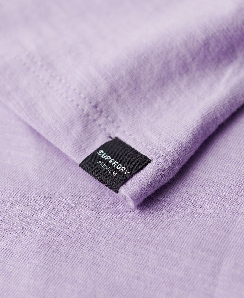 studios t-shirt met ronde hals in licht lavendelpaars