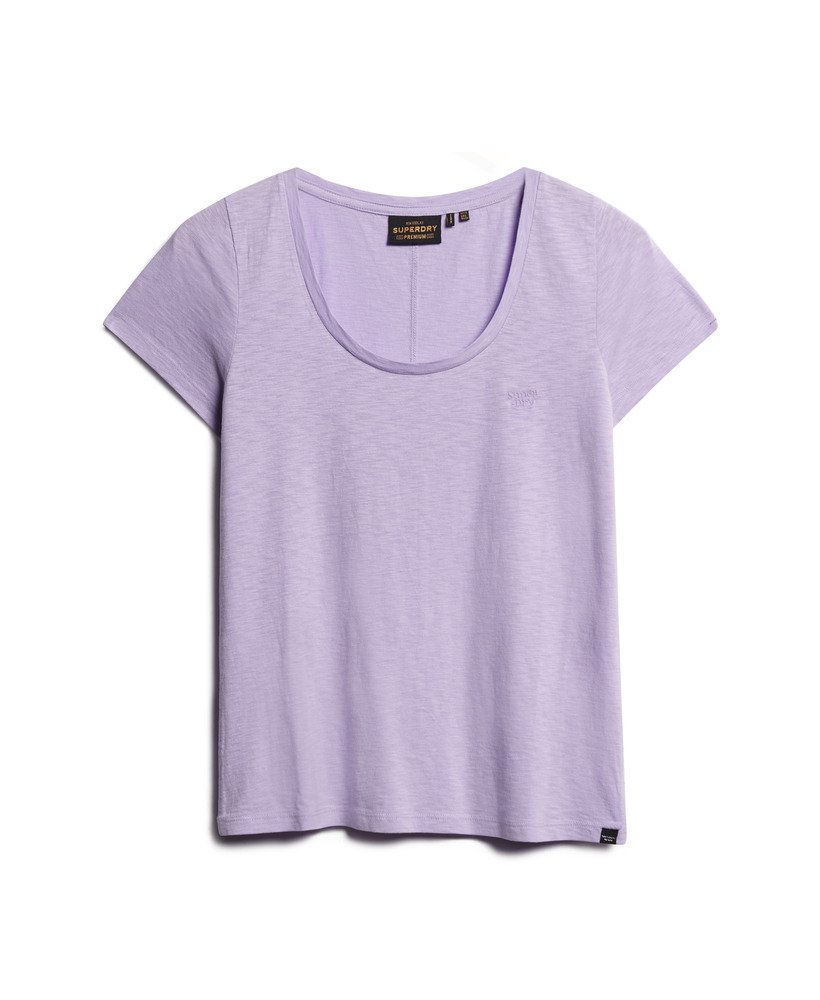 studios t-shirt met ronde hals in licht lavendelpaars