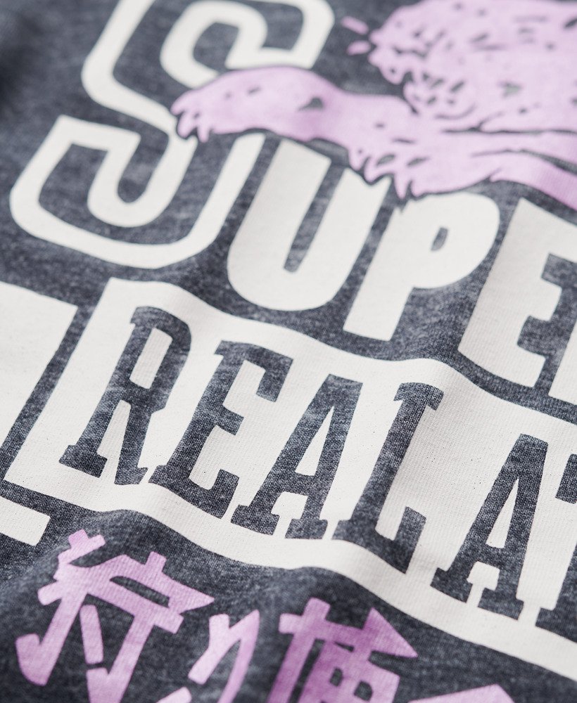 varsity burnout t-shirt in eclipse navy