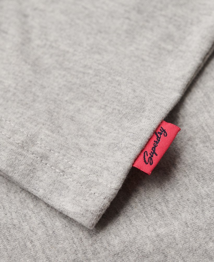 reissouvenir relaxed t-shirt in puimsteenbeige gemêleerd