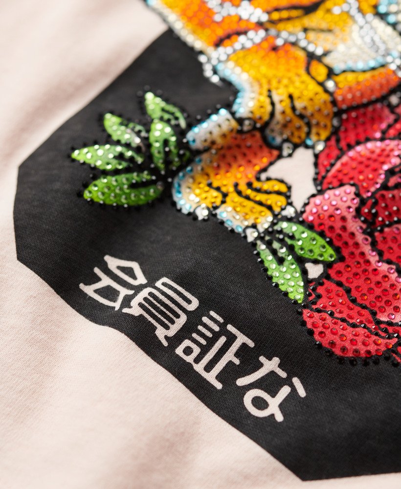 osaka 6 narrative 90s t-shirt in roze klei