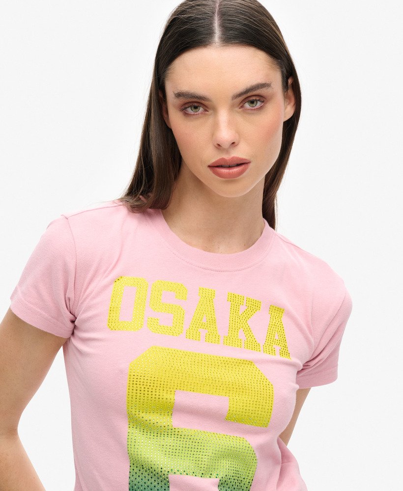 osaka 6 cali rs 90s t-shirt in zachtroze