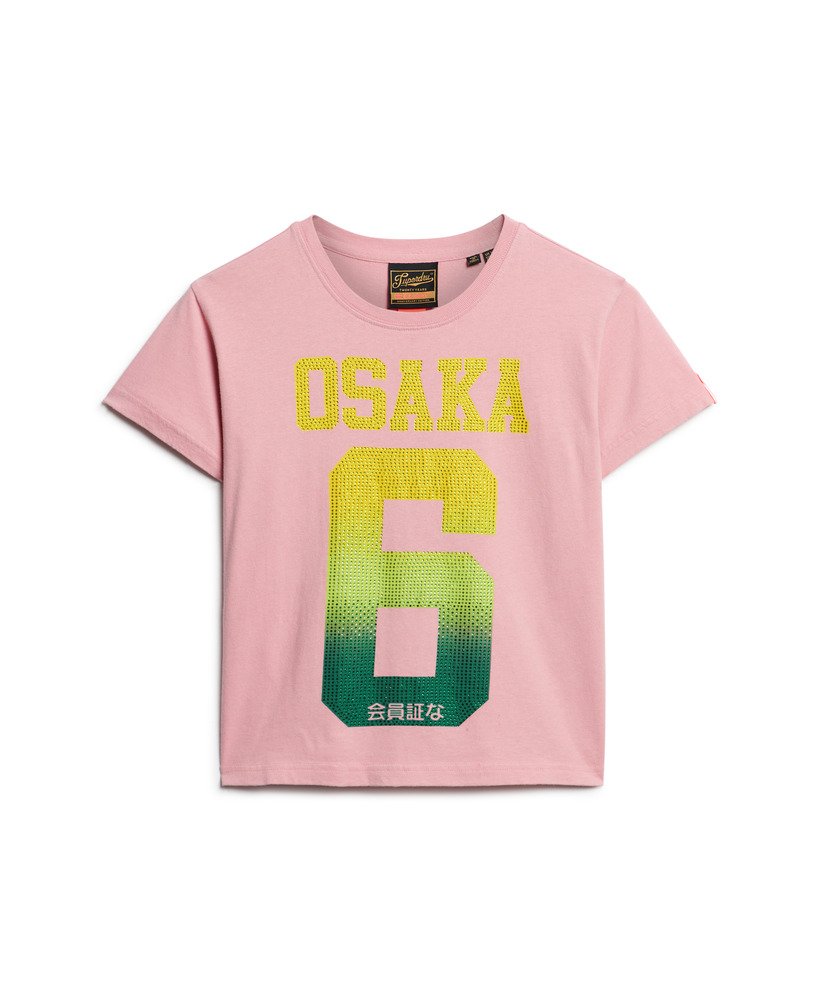 osaka 6 cali rs 90s t-shirt in zachtroze