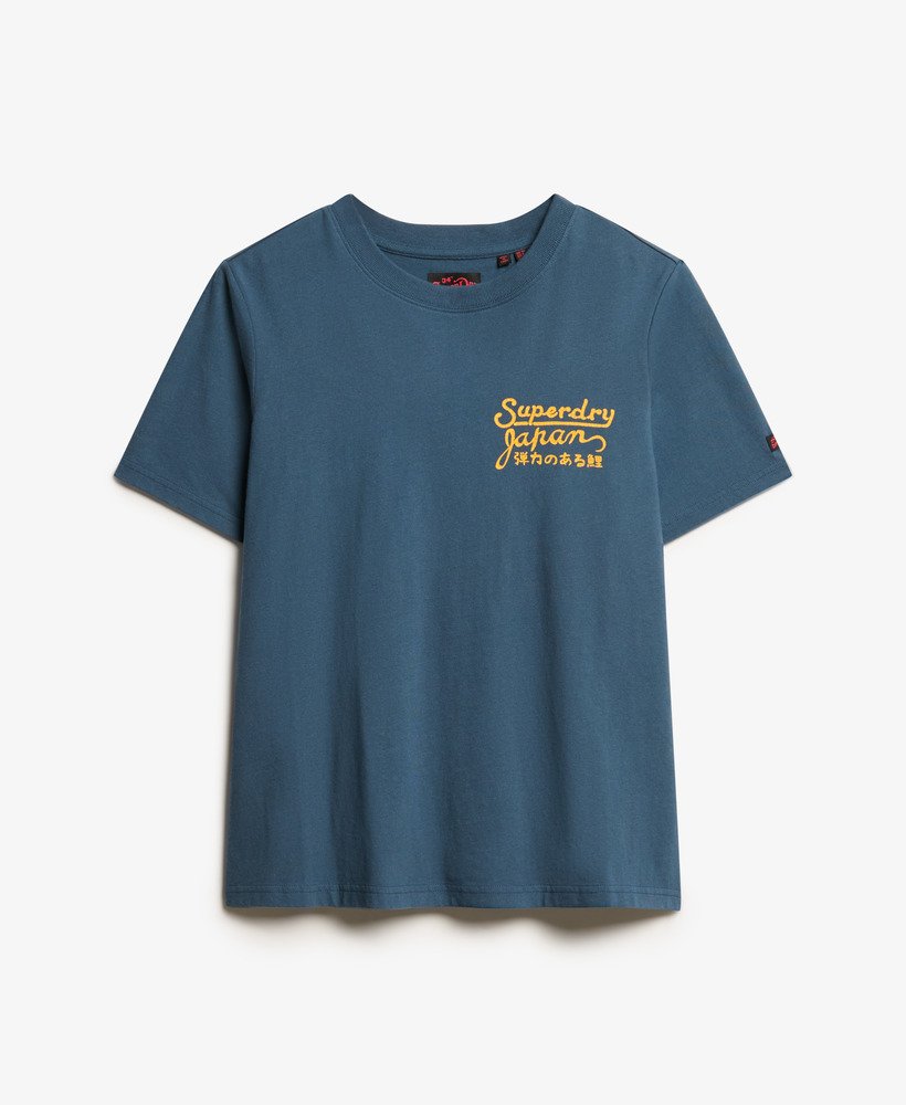 tokyo rhinestone relaxed t-shirt in ink