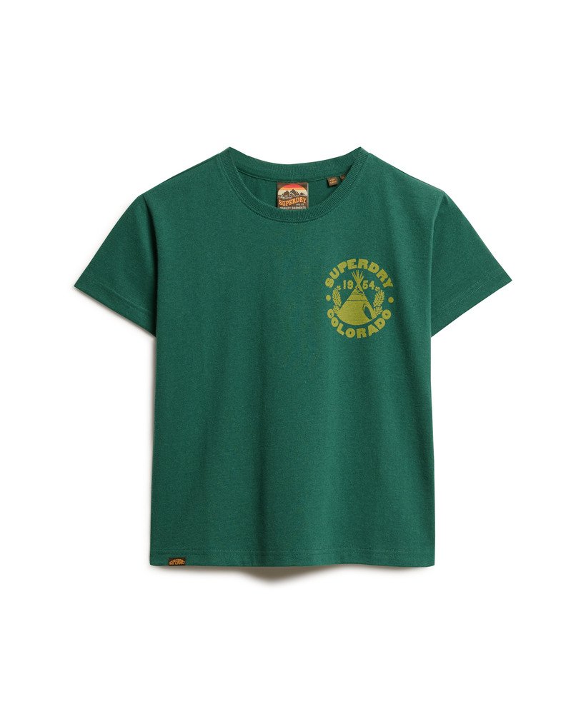 lo-fi outdoor fitted t-shirt in bengreen marl