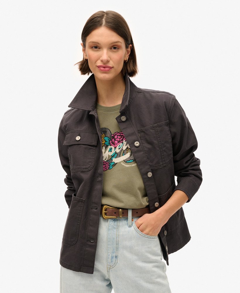 relaxed t-shirt met tattoo-opdruk in stoffig olijfgroen