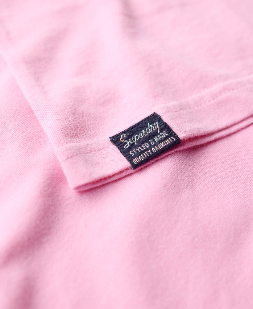 vintage logo pop entry t-shirt in marne pink
