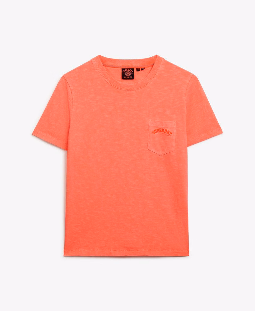 Essential Logo Garment Dye Pocket T-Shirt