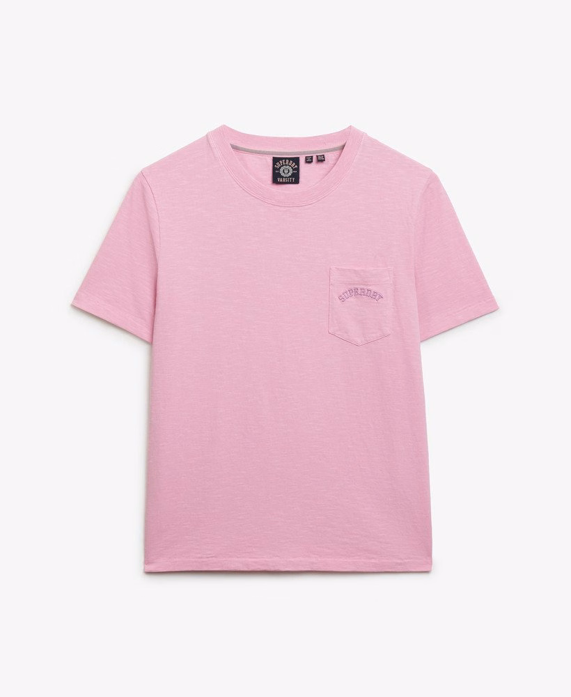 Essential Logo Garment Dye Pocket T-Shirt