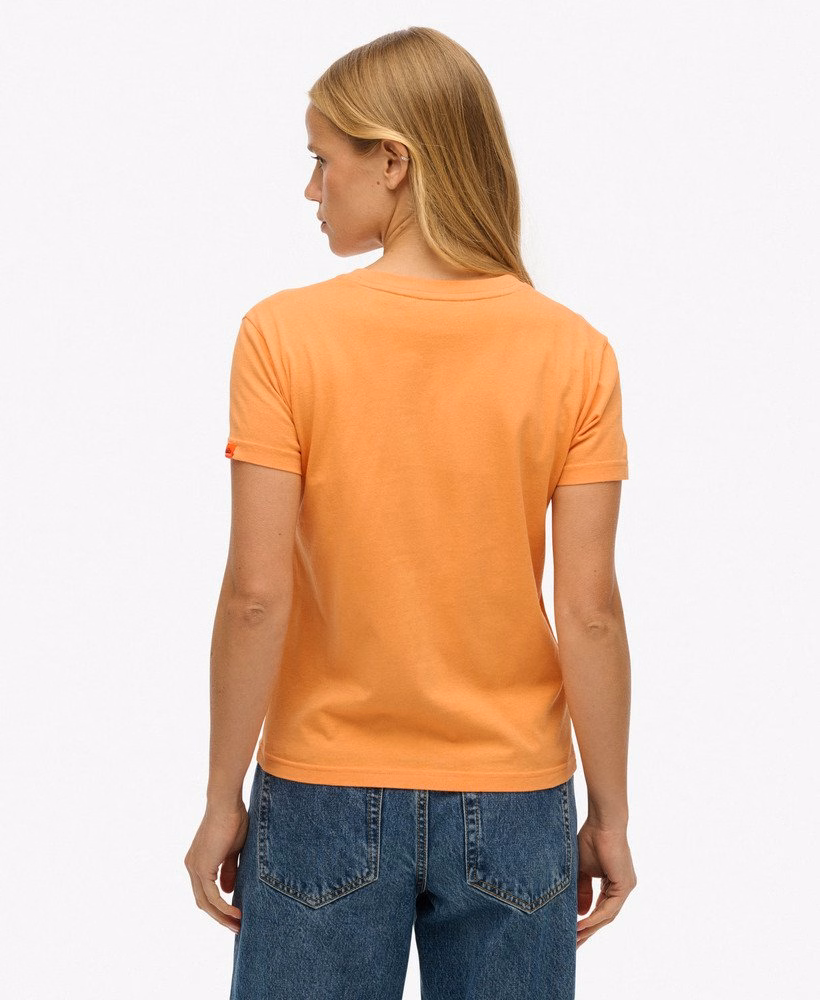 T-shirt met surflogo en aansluitende pasvorm
