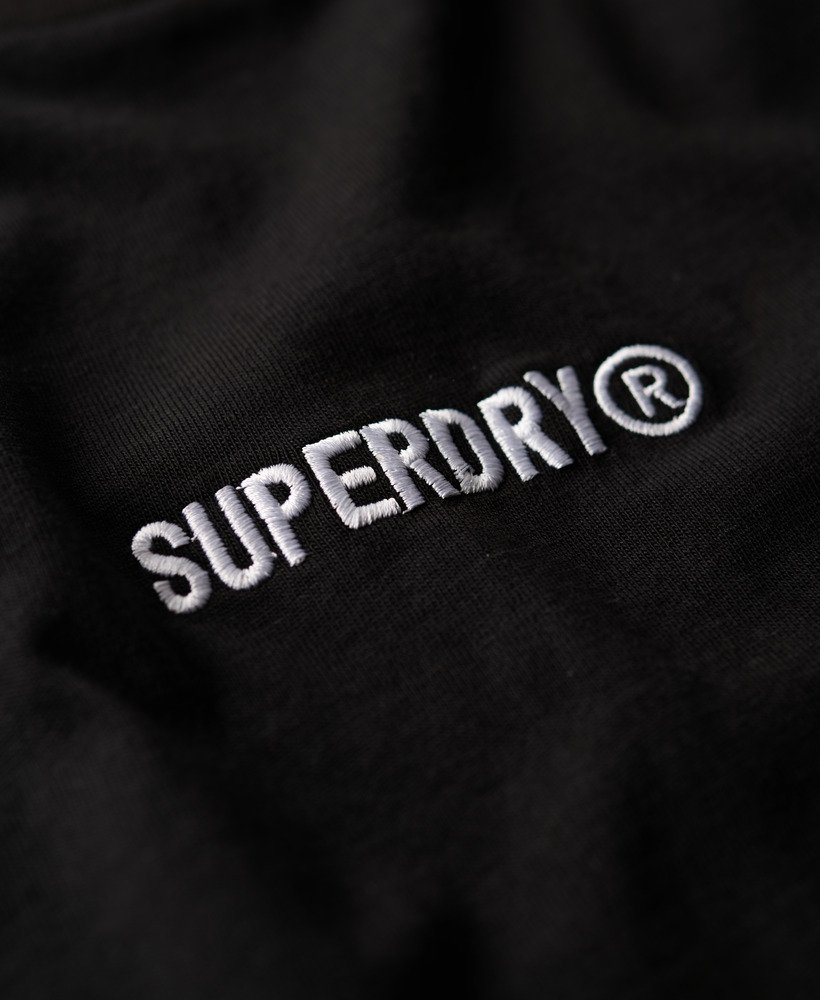 oversized t-shirt met micrologo in zwart