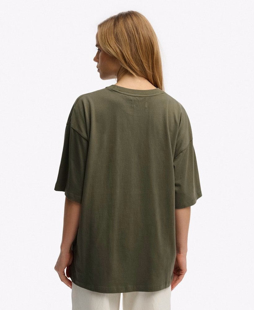 Oversized T-shirt met tattoo-versiering