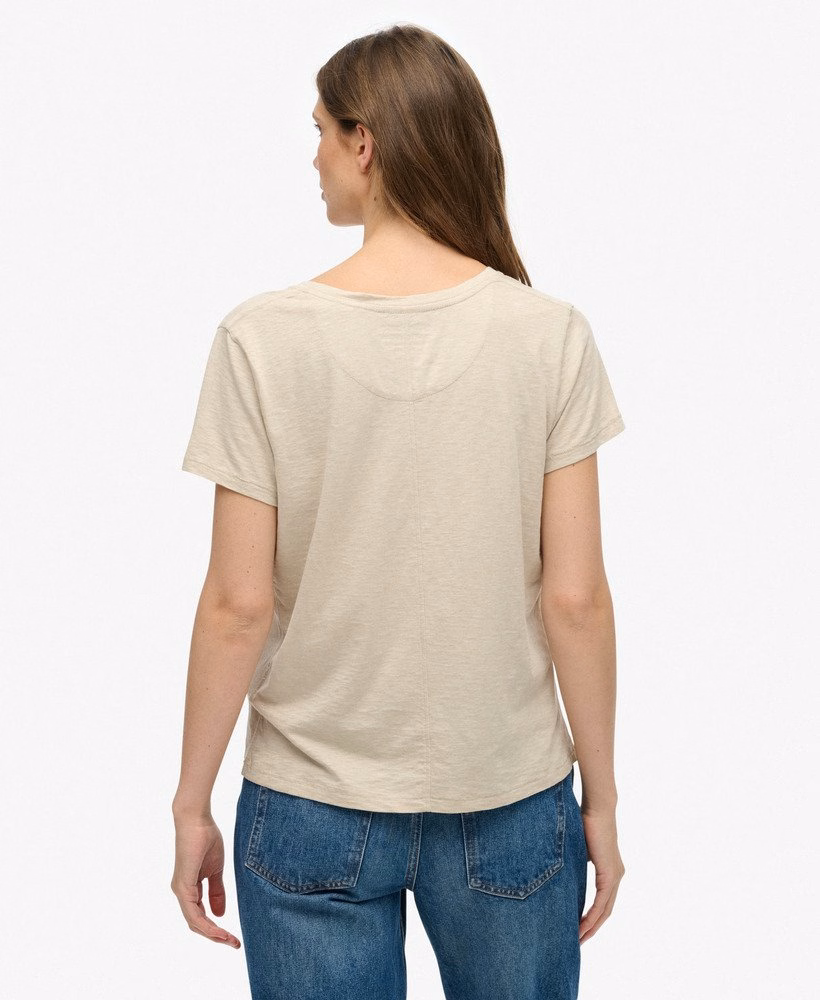 Studios Slub geborduurd T-shirt