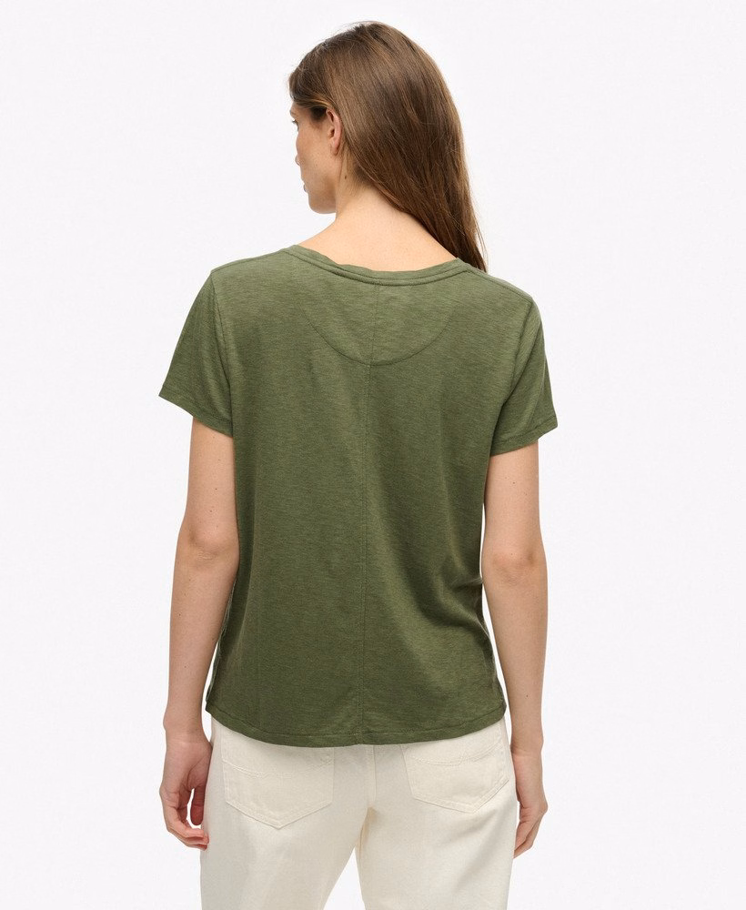 Studios Slub geborduurd T-shirt