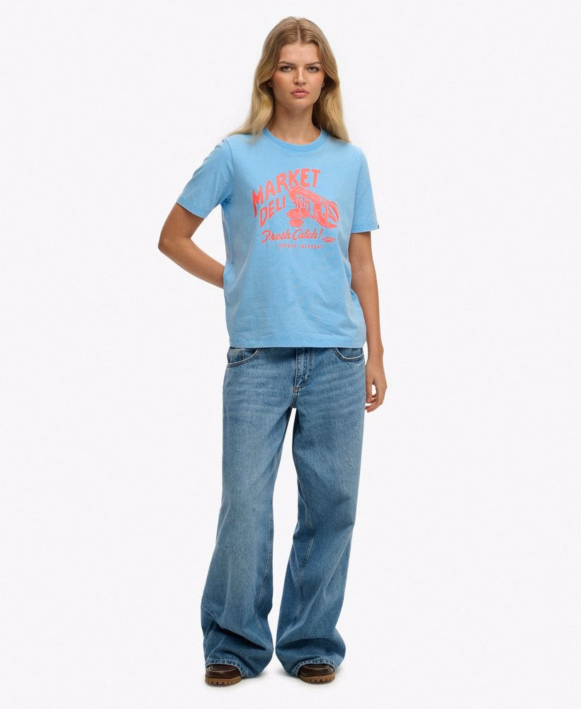 T-shirt voor wegwerkers in relaxte stijl