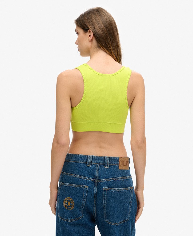 code surplus crop top in limoengroen