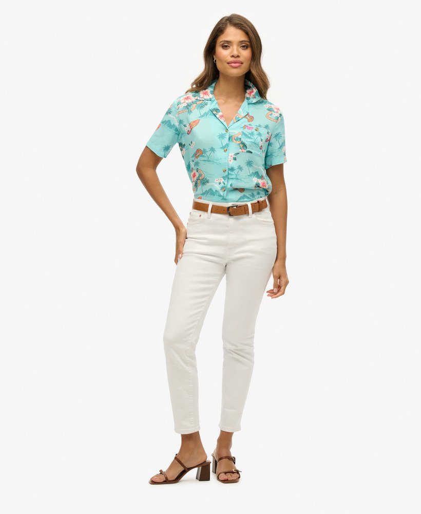 strandresortshirt in aloha hawaiian aqua